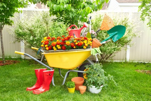 Illustration of cookie consent and website settings for Landscaping Woodgreen