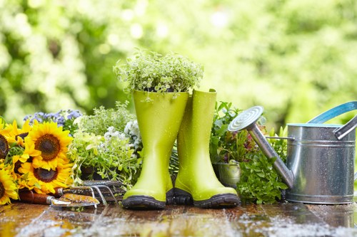 Patio and planting layout in a Woodgreen garden build